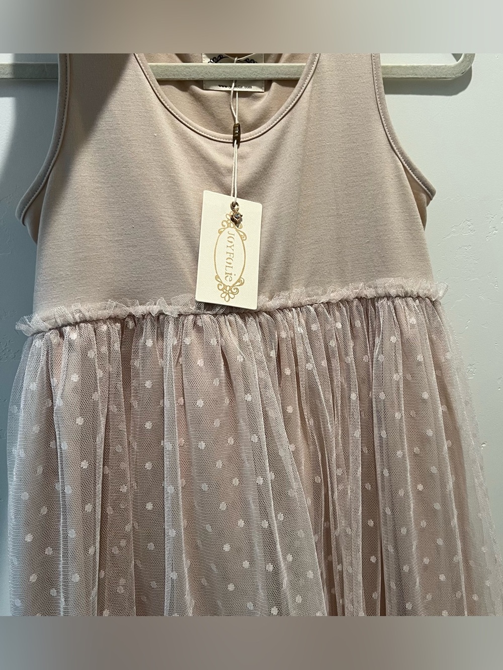 Joyfolie Light Blush Pink Leila Dress Size 10 NWT